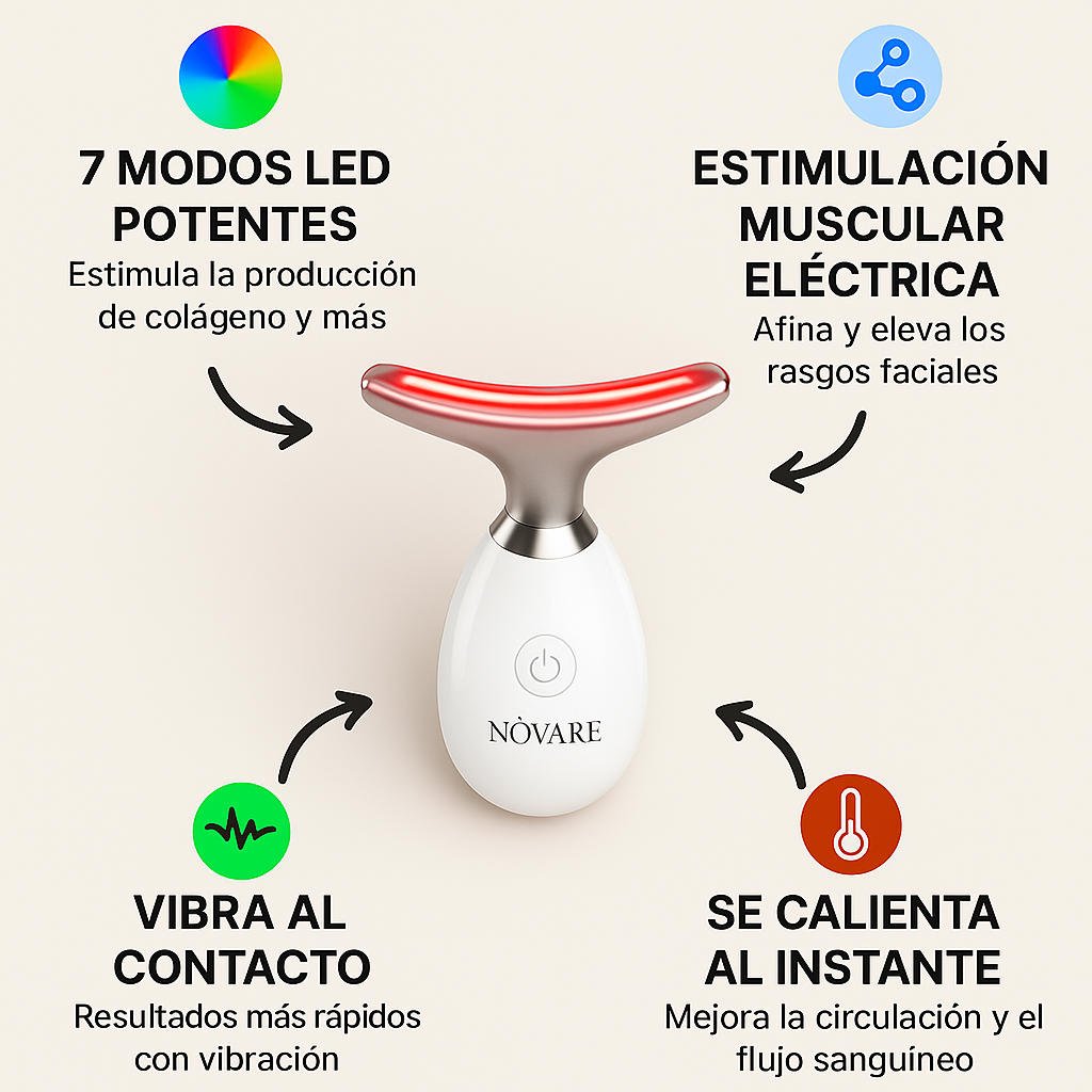 Masajeador Facial Profesional - NÔVARE™