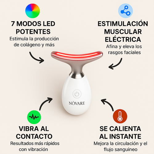 Masajeador Facial Profesional - NÔVARE™